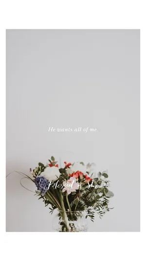 Floral_ Inspirational_ Quote_ Background Wallpaper