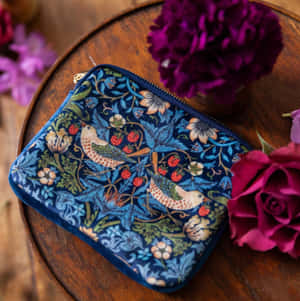 Floraland Bird Pattern Wallet Wallpaper