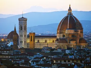 Florence Cathedral Sunset View Italy Wallpaper
