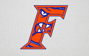 Florida Gators Orange Alligator Initial Logo Wallpaper