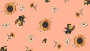 Flower Boy Pattern Wallpaper