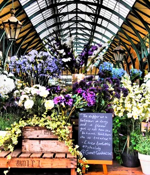 Flower Market: A Colorful And Aromatic Paradise Wallpaper