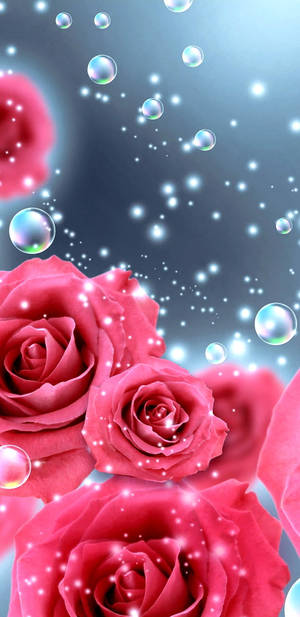 Flower Mobile Bubbles Wallpaper