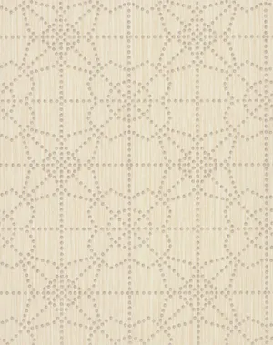 Flower Patterns With Gilded Details Wallpaper