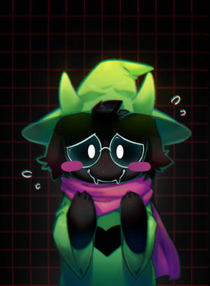 Flustered Ralsei Wallpaper