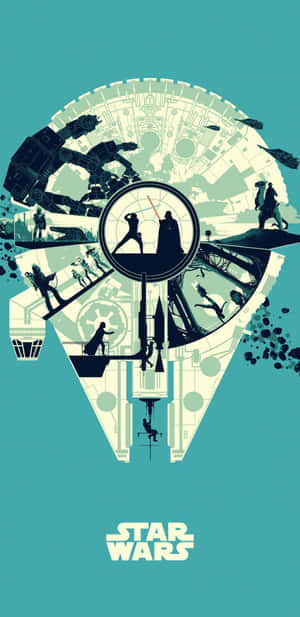 Fly Through The Galaxy In A Millenium Falcon Wallpaper