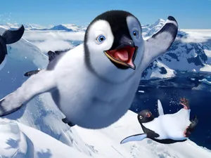Flying Erik From Happy Feet Two Wallpaper