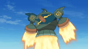 Flying Golett Wallpaper