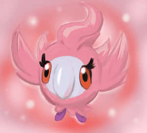 Flying Pink Spritzee Wallpaper