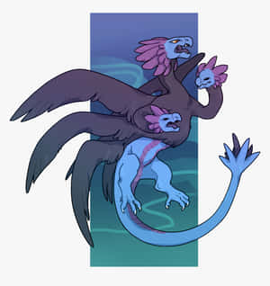 Flying Pokémon Hydreigon Wallpaper