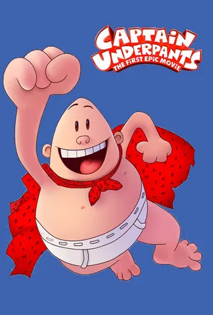 Flying Pose Of Captain Underpants: The First Epic Movie Wallpaper