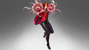 Flying Scarlet Witch 8k Wallpaper