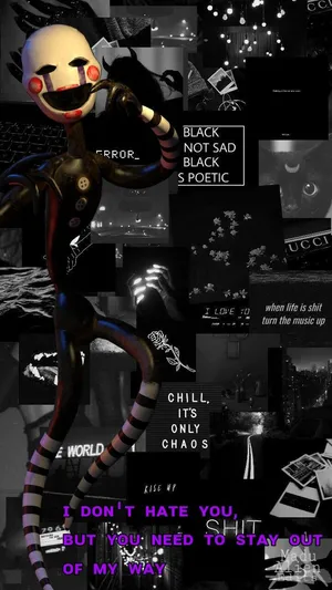 Fnaf Aesthetic Puppet Master Collage.jpg Wallpaper