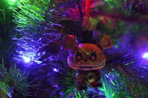 Fnaf Christmas Ornament Hanging Wallpaper