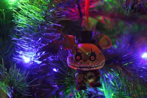 Fnaf Christmas Ornament Hanging Wallpaper