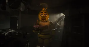 Fnaf Movie Chica With Cupcake Wallpaper
