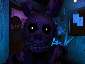 Fnaf Purple Guy As Springtrap Wallpaper