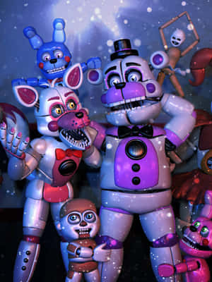 Fnaf Sister Location: Enter The Mysterious World Of Animatronics Wallpaper