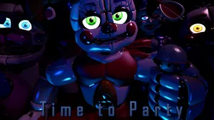 Fnaf Sister Location Game Characters Wallpaper Wallpaper