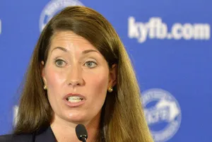 Focused Alison Lundergan Grimes Wallpaper