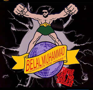 Focused And Determined - A Vivid Artistic Representation Of Belal Muhammad Wallpaper