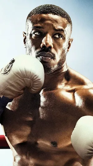 Focused Boxer Portrait Wallpaper