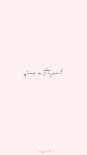 Focused Cursive Wallpaper