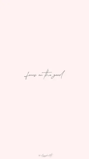 Focused Cursive Wallpaper