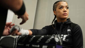 Focused Fighter Preparation Wallpaper