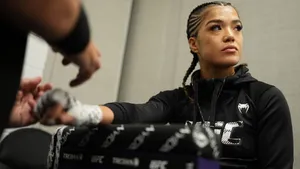 Focused Fighter Preparation Wallpaper