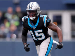 Focused Football Player Number15 Wallpaper