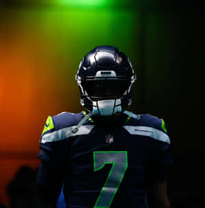 Focused Football Player Number7 Wallpaper