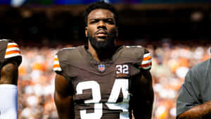 Focused Football Player32 Wallpaper