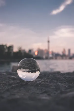 Focused Glass Wallpaper