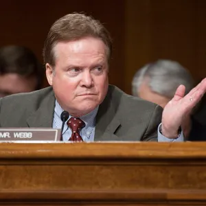 Focused Jim Webb - A Portrait Of Concentration Wallpaper