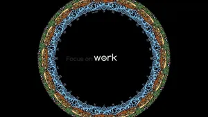 Focused Woman Practicing Yoga In Nature Wallpaper