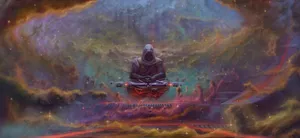 Focused Young Woman Studying Amidst Books In A Cozy Room. Wallpaper