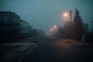 Foggy Street Lights_ Moody Aesthetic.jpg Wallpaper