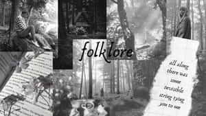 Folklore_ Aesthetic_ Collage Wallpaper