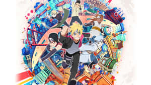 Follow Boruto On His Journey In The Ninja World Wallpaper