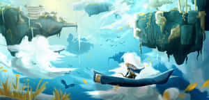 Follow Link On An Epic Adventure To Discover The Kingdom’s Lost Tears Wallpaper