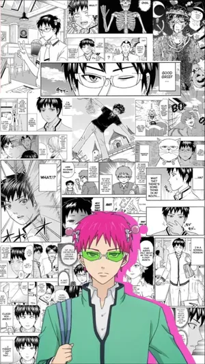 Follow Saiki & Friends As They Embark On Their Quirky Adventure Wallpaper