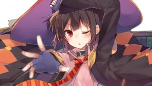 Follow The Adventures Of Kazuma, Aqua And The Rest Of The Konosuba Gang. Wallpaper