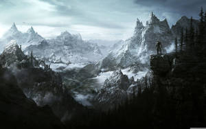 Follow The Elder Scrolls On Your Adventures In The World Of Skyrim Wallpaper