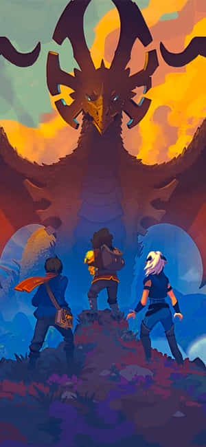 Follow The Mage And Her Chances Of Finding The Dragon Prince Wallpaper