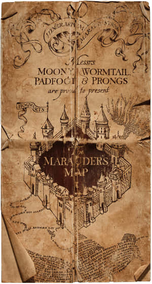 Follow The Marauder's Map To Your Next Adventure Wallpaper