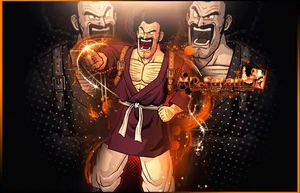 Follow The Trail To Victory With Hercule Satan Wallpaper