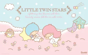 Follow Your Dreams With Little Twin Stars Kiki And Lala Wallpaper