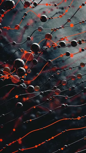 Following Abstract Circles Wallpaper