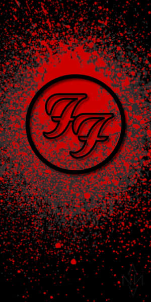 Foo Fighters Red Black Abstract Art Wallpaper
